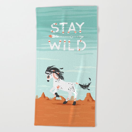Stay Wild Beach Towel