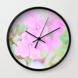 Soft Pinkness Texture Wall Clock