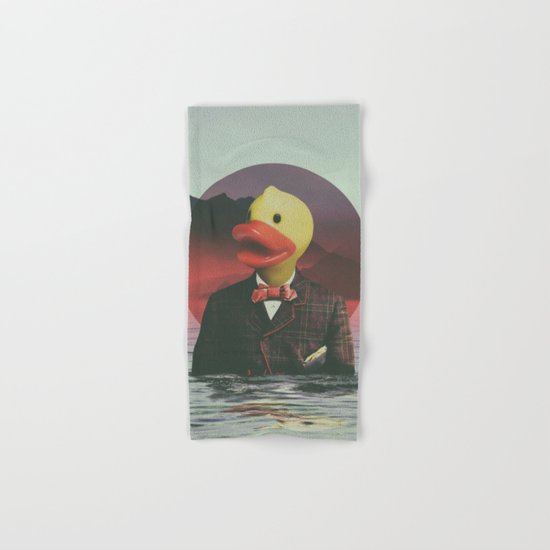 Rubber Ducky Hand & Bath Towel