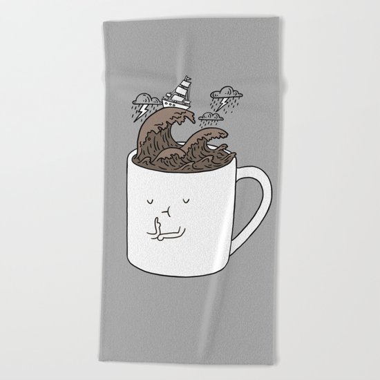 Brainstorming Coffee Mug Beach Towel