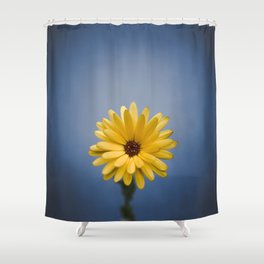 Yellow Flower Shower Curtain