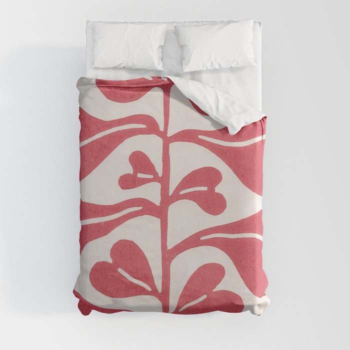 Heartleaf Plant Duvet Cover