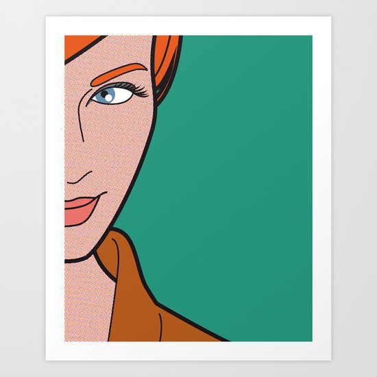 Pop Icon - Madmen 3 Art Print
