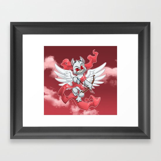 Cupid Evil Framed Art Print