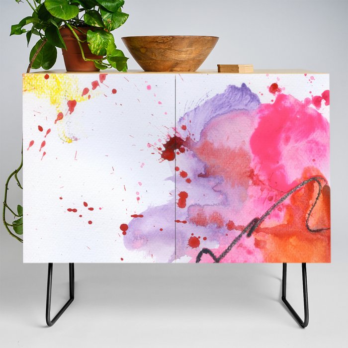 abstract sunset N.o 3 Credenza