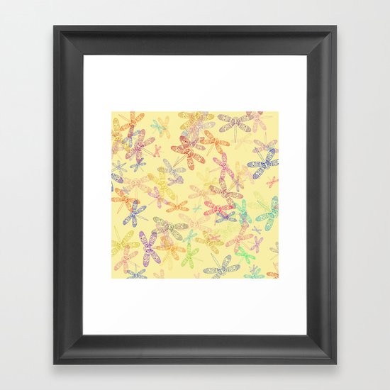 Dragonfly Dragonfly oh, Dragonflies Everywhere! Framed Art Print