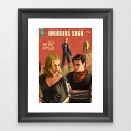 Androids Saga - The Time Traveler Framed Art Print