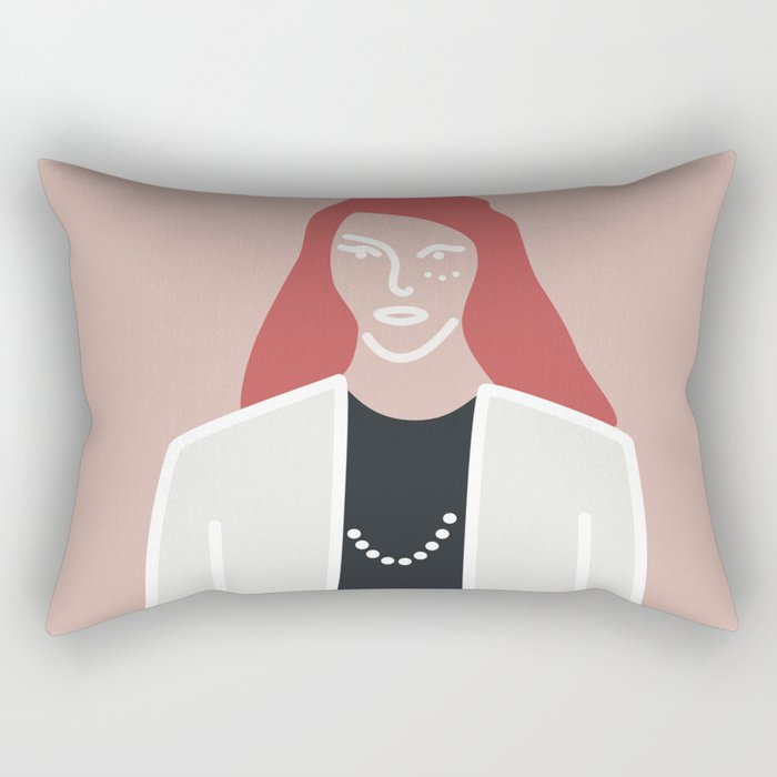 The Fashionista Rectangular Pillow