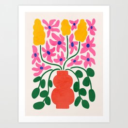 FOLIAGE 004: Lily & Orchid | Flower Market Art Print