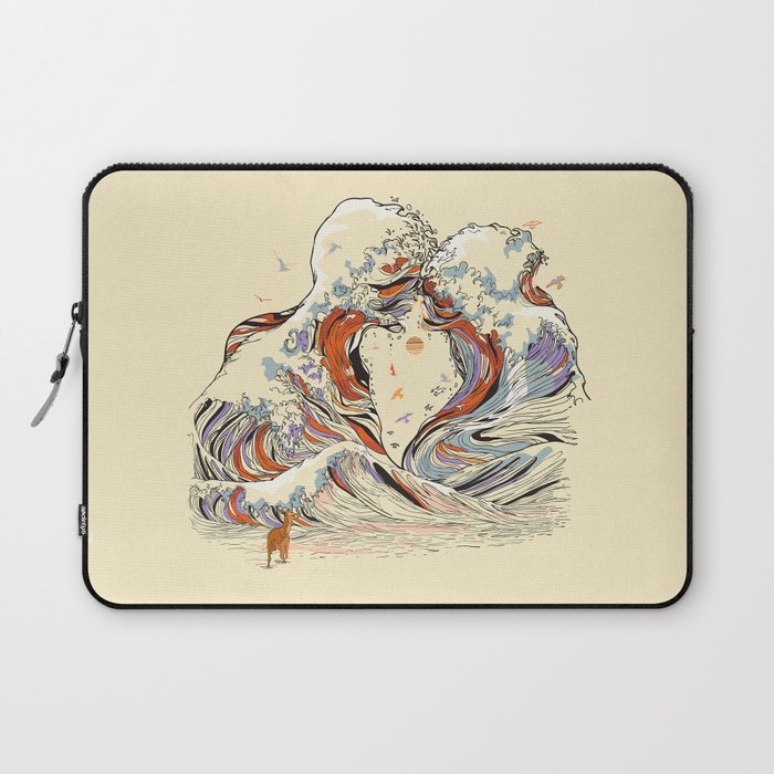 The Wave of Love Laptop Sleeve