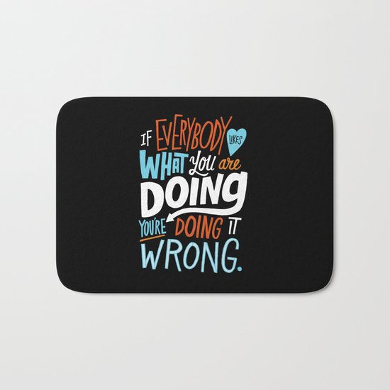 Doing it Wrong Bath Mat