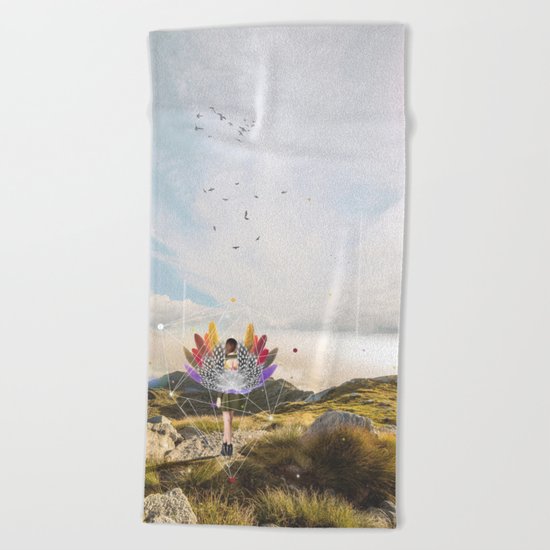 A LITTLE BIT OF MIMETISM Beach Towel