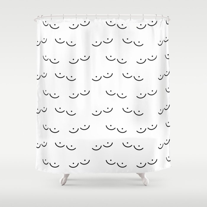 Boobs Shower Curtain
