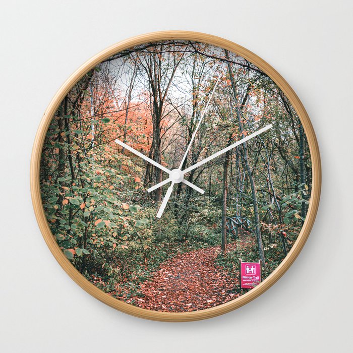 Forest Trail Wall Clock