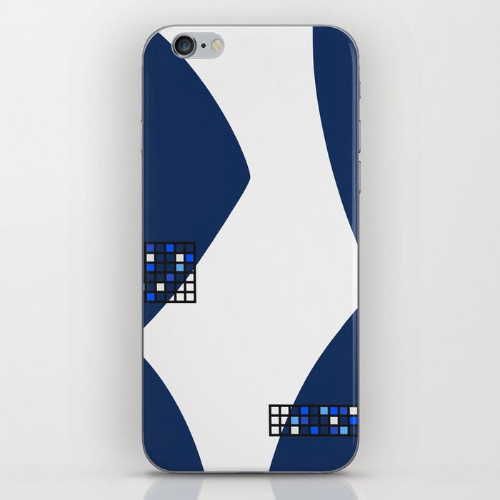 Abstract shapes color grid 4 iPhone Skin
