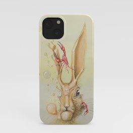 Hare Hypnosis iPhone Case