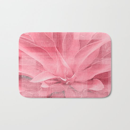 Abstract Leaves Bath Mat