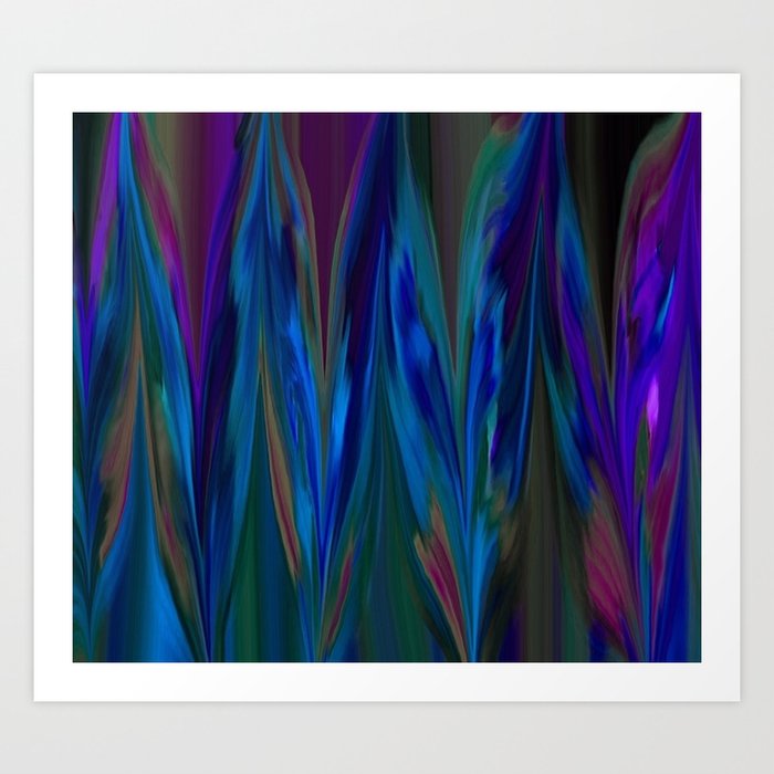 Feathers Abstract 2 Art Print