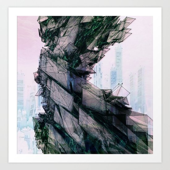 ElectricCity Art Print