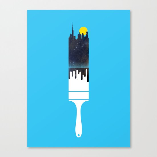 Paint the Town Canvas Print