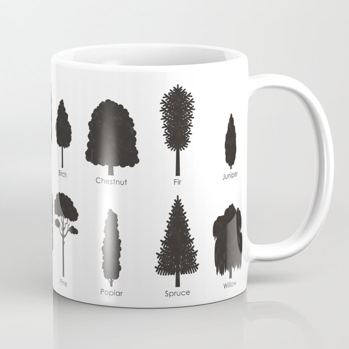 [Old Version] European Tree Species Identification Chart Coffee Mug