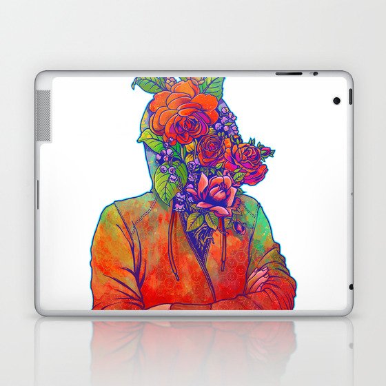 FLOWERS HEAD Laptop & iPad Skin