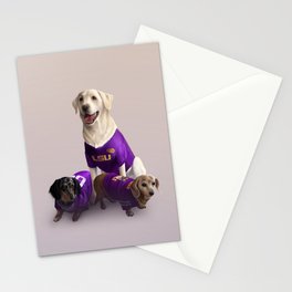 LSU Dogs Stationery Card