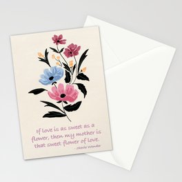 Sweet Flower of Love Mother’s Day Stationary Card Stationery Cards