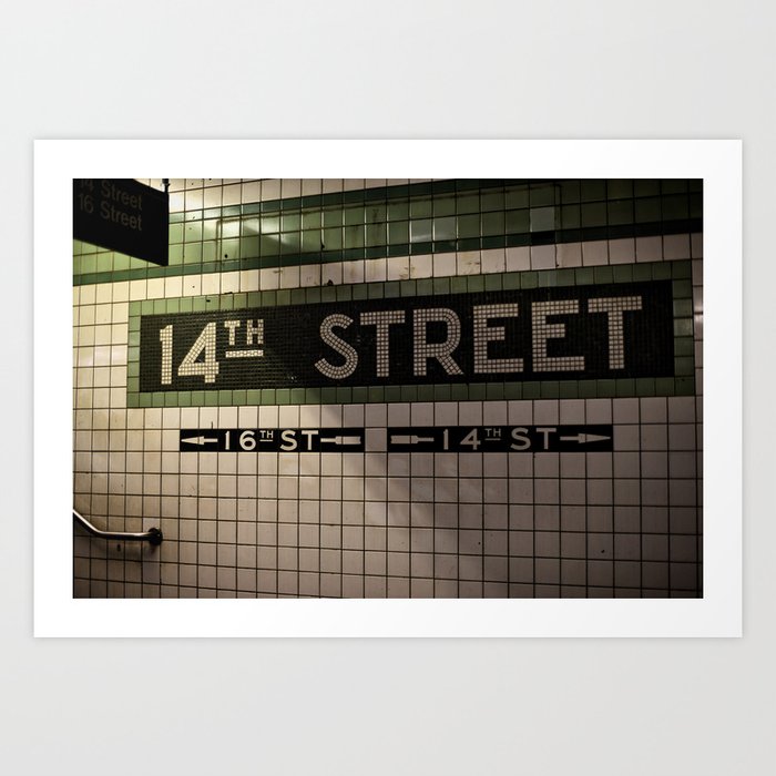 14th Street Station Art Print