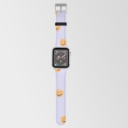 Purple Smiley Face Apple Watch Band