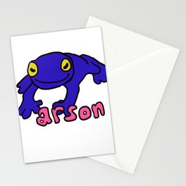 Arson frog Stationery Cards