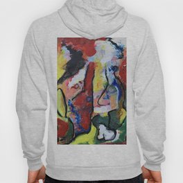 In Confidence, a beautiful figurative abstract Hoody