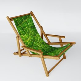 Leafy Pattern Design Sling Chair