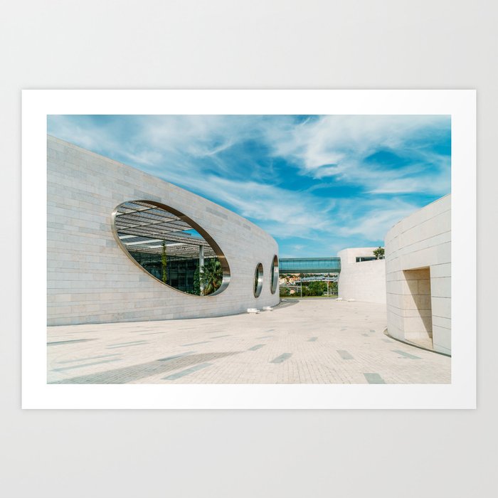 Champalimaud Foundation Centre For The Unknown, Wall Art Print, Modern Architecture Art Art Print