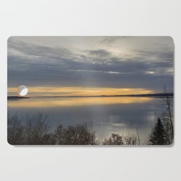Lake Side Sunrise Cutting Board