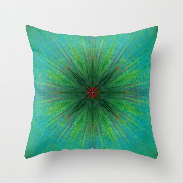 Flora Explosion Throw Pillow