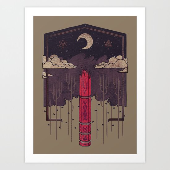 The Lost Obelisk Art Print