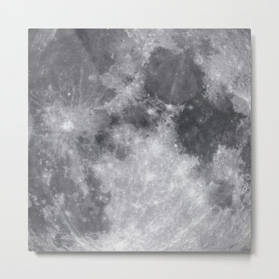 Moon Metal Print
