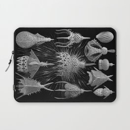 Plankton Shells (Cyrtoidea) by Ernst Haeckel Laptop Sleeve