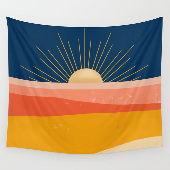 Here comes the Sun Wall Tapestry