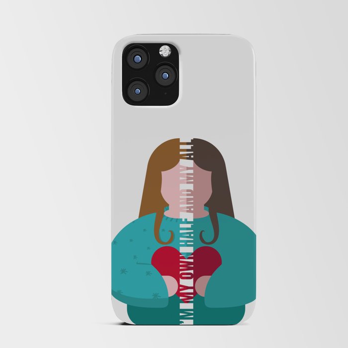 Self Awareness I'm my own half and my all iPhone Card Case