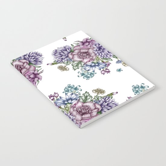Vintage Flowers Notebook