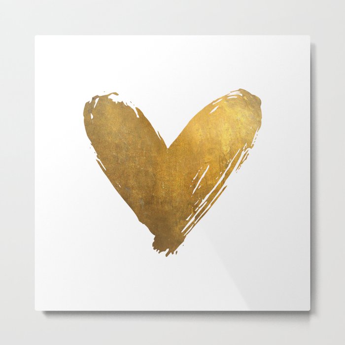 Heart of Gold Metal Print