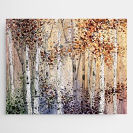 4 season watercolor collection - autumn Jigsaw Puzzle