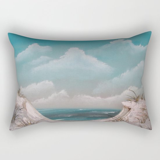 Beach Getaway Rectangular Pillow