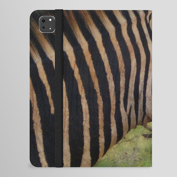 South Africa Photography - A Zebra In The Forest iPad Folio Case