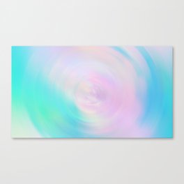 Rainbow retro vortex Canvas Print