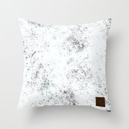 Marble Grunge Throw Pillow
