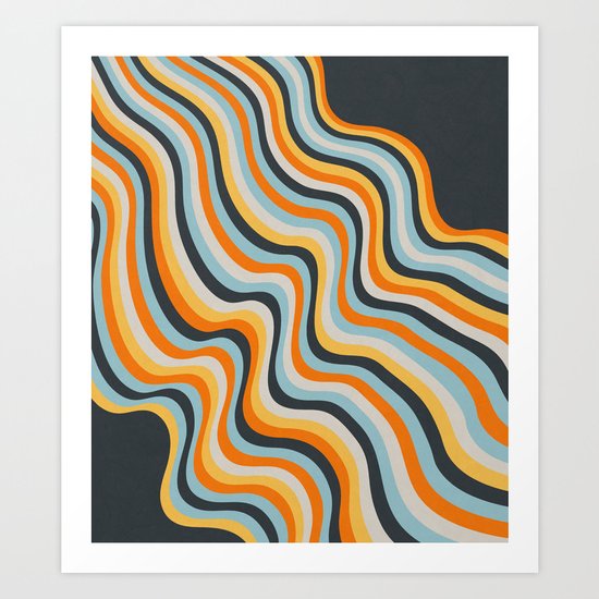 Dancing Lines Art Print