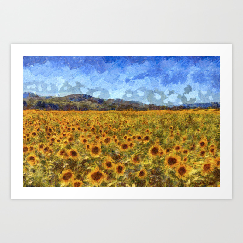 Vincent Van Gogh Sunflowers Art Print